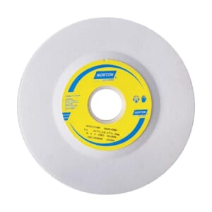 Đá mài lồi một mặt NORTON trắng 38A 60K/120K 180x3.2/6.4x31.75