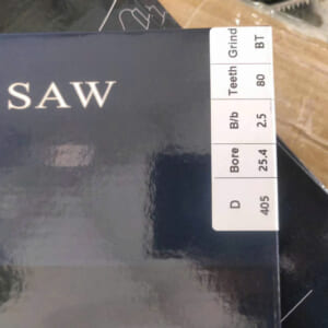 Alternative view of Lưỡi cưa đồng 405x2.5/2.8x25.4x100T