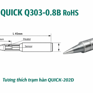 Alternative view of Đầu hàn QUICK Q303‑0.8B RoHS có cảm biến